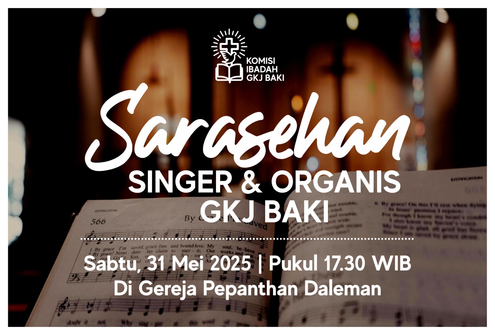 Sarasehan Singer & Organis GKJ Baki 2025, gereja kristen jawa, gkj, gkj baki, gereja kristen jawa baki, baki, sukoharjo, gkj klasis sukoharjo, klasis sukoharjo, klasis, sinode gkj, sinode 